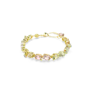 Bracelet Gema, Tailles variées, Multicolore, Placage de ton or