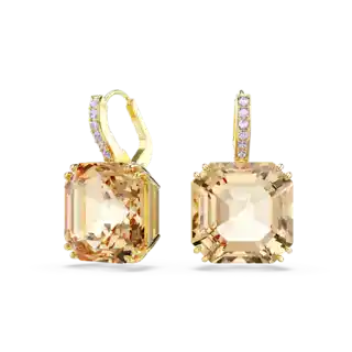 Pendants d'oreilles Millenia, Tailles variées, Caramel, Placage de ton or