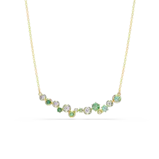 Collier Constella, Tailles variées, Vert, Placage de ton or