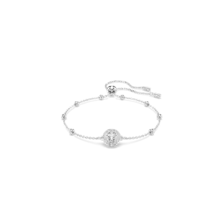 Bracelet Una Angelic, Taille ronde, Blanc, Métal rhodié