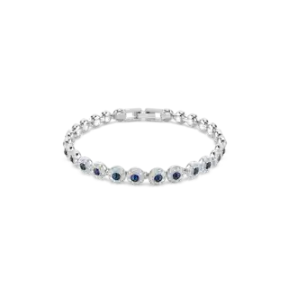 Bracelet Una Angelic, Taille ronde, Bleu, Métal rhodié