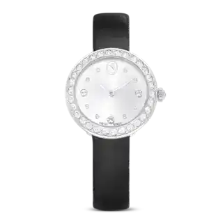 Montre Matrix tennis, bracelet noir et acier inoxydable