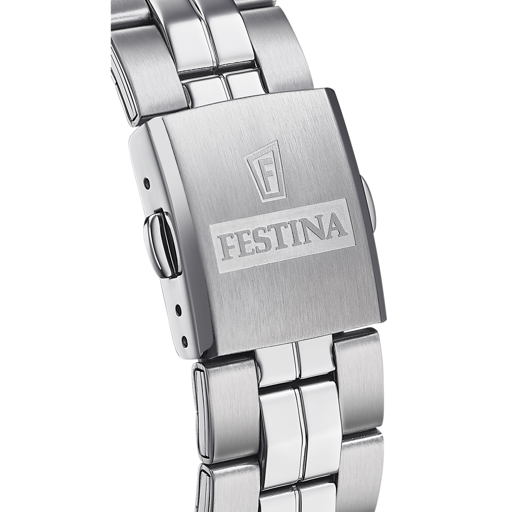 Montre Homme CLASSICS bracelet acier inoxydable argenté cadran blanc F20437/1